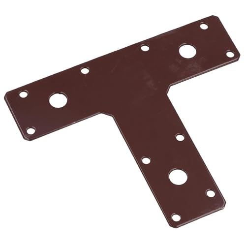 Plaques de fixation en forme de T 150x90x37 connecteur bois équerre angle droit - 7