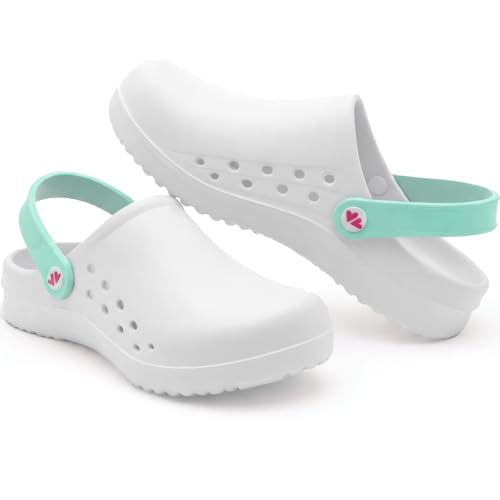Nurse is Love Zuecos Enfermera - Zuecos Sanitarios Mujer, Zapatos de Trabajo de Mujer | Regalos Enfermera | Enfermera Accesorios & Vet - White 38 Nurse is Love Zuecos Enfermera - Zuecos Sanitarios Mujer, Zapatos de Trabajo de Mujer | Regalos Enfermera | Enfermera Accesorios & Vet - White 38