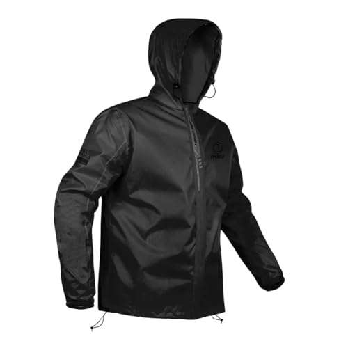 Rynox Unisex Adult H2Go Pro 3 Rain Standard Length Jacket I 15000...