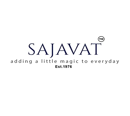 Image of SAJAVAT HOME Cotton Printed Cushion Cover 22x22 INCHES Black & White (Pack of 1)