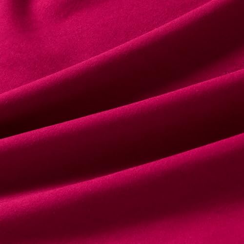 Image of 2 Pack Microfiber Zipper Pillowcases, Soft Comfortable Not Shrink Wine Red Pillow Case, Standard Pillow Cases Set of 2 (20x26 Inches)