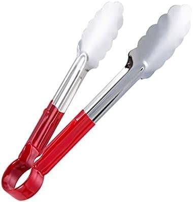 Pinzas de cocina de silicona para freír y barbacoa, 29 cm de largo, alicates fáciles y prácticos para servir alimentos y cocinar