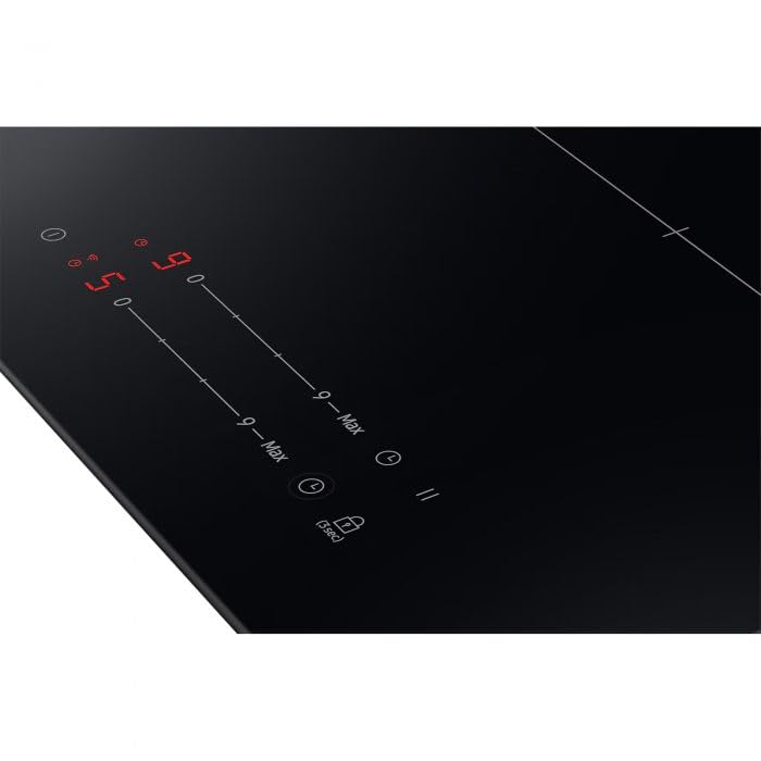 Samsung NZ32BG2005FKU2 - Piano cottura a incasso, Wi-Fi, 2 zone di cottura, Controllo touch, Arresto di sicurezza, Induzione