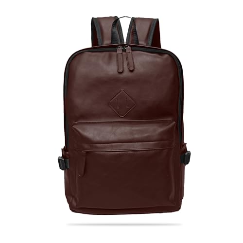 Image of Kraptick Multi-functional Backpack-Waterproof Laptop Backpack, Office Bag with PU Leather Design, Professional Bag for Laptops and Work, Durable and Stylish Bags for Travel