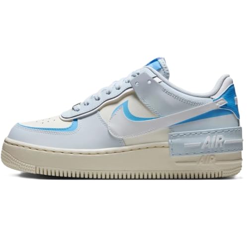 Nike Damen Air Force 1 Shadow Sneaker, Blau getönt, 8