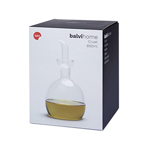 Bouteille huillier en verre Basics Balvi 850 ML au design épuré durable