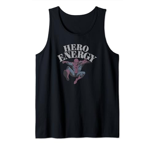 Débardeur Spider-Man Classic Retro Hero en coton col rond pour homme