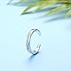 JeryWe 3Pcs 925 Sterling Silber Zehenringe für Damen Mädchen Blume Twist Opal Band Fuß Ringe Verstellbare 14K Weißgold gefüllte Sommer Strand offene Zehenringe Fußschmuck Set Hypoallergen Silber