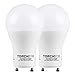 TORCHSTAR 9W Dimmable A19 LED Light Bulb GU24 Base, Energy Star UL-Listed Bulb, 60W Equivalent, 840 Lumens, 5000K Daylight, 310? Omni-Directional General Lighting, Pack of 2