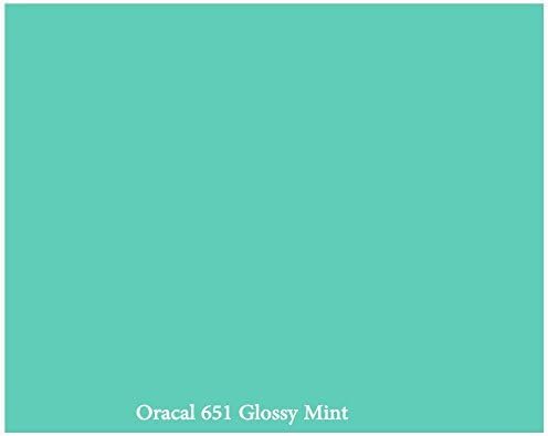 ORACAL 651 Mint Vinyl Solvent-Based Adhesive-Backed Calendared Wrap Decals (12" x 10ft)