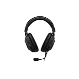 【Amazon.co.jp限定】 Logicool G PRO X ゲーミングヘッドセット G-PHS-003d ゲーミング ヘッドセット Dolby 7.1ch サラウンドサウンド 3.5mm 有線 マイク付き Blue VO!CE搭載 軽量 ヘッドホン ヘッドフォン PS5 PS4 PC windows ブラック 国内正規品 ※Amazon限定の壁紙ダウンロードと特典ロゴステッカー付き