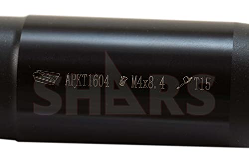Image of SHARS 1-1 /4 inch 90 Degree Square Shoulder Indexable End Mill with 3 PCS of APKT 1604 Insert 404-1864+404-6541(3) P[