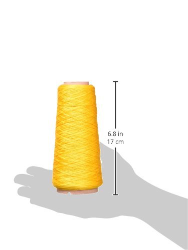 Image of DMC Six Strand Embroidery Cotton 100 Gram Cone, Canary Deep