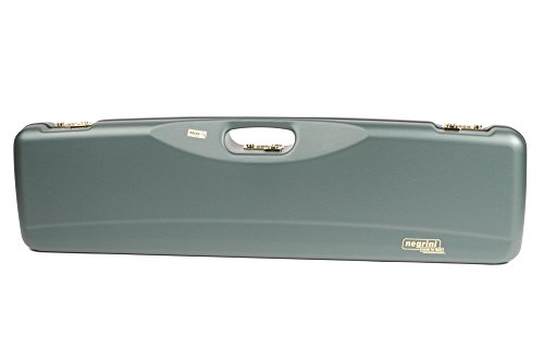 Negrini Cases 1602L/4704 Shotgun Case For O/U Sxs/Abs/1 Gun/1 Barrel Up To 32 3/4-Inch, Green/Blue #TOP3