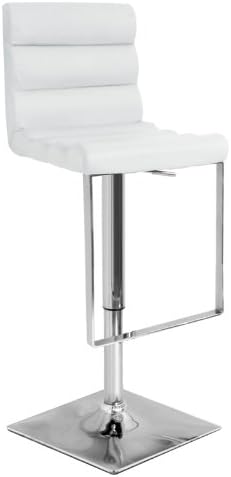 DF Sales Lamboro Benito Bar Stool, White