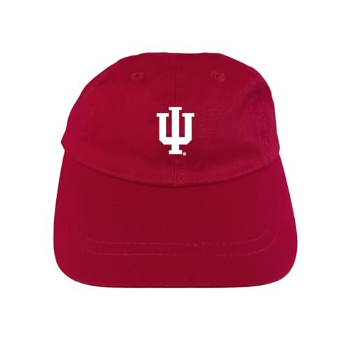 Two Feet Ahead College Indiana Hoosiers Infant Baseball Hat Cap University College Officially Licensed (Infant, Indiana Hoosiers)