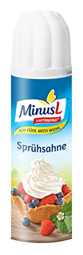 MinusL Sprühsahne laktosefrei 30% Fett, 250g