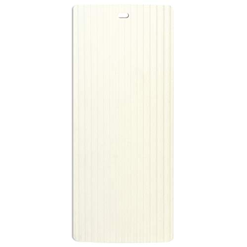 Dalix Ribbed Replacement Blinds Vertical Slats Off White 82.5" Window 5 Pack #TOP2
