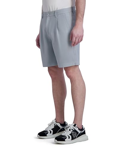 KARL LAGERFELD Men's Linen Blend Dress Short3