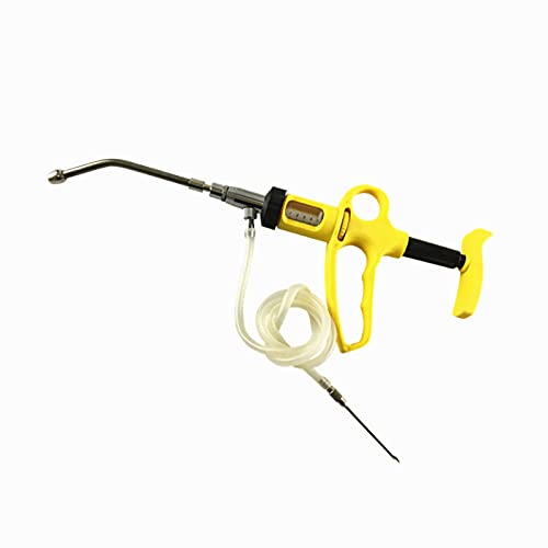 5/10 ml Siringa Automatico per Bestiame Dispenser di Liquidi Continuo Agricola Multifunzione Regolabile Adatto a Pollo Anatra Oca Maiale Bovini Ovini Pollame,10ml - 3