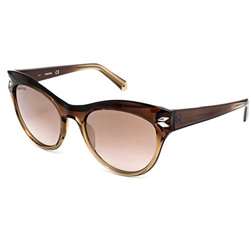 Image of Swarovski SK0171 47G Sunglasses Woman Injected, Standard, 51