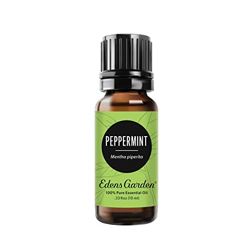 Edens Garden Peppermint Essential Oil- 100% Pure Premium Grade, Undiluted, Natural, Therapeutic, Aromatherapy, The Best for Diffuser, Candle, Laundry, Hair 10 ml (.33 fl oz)