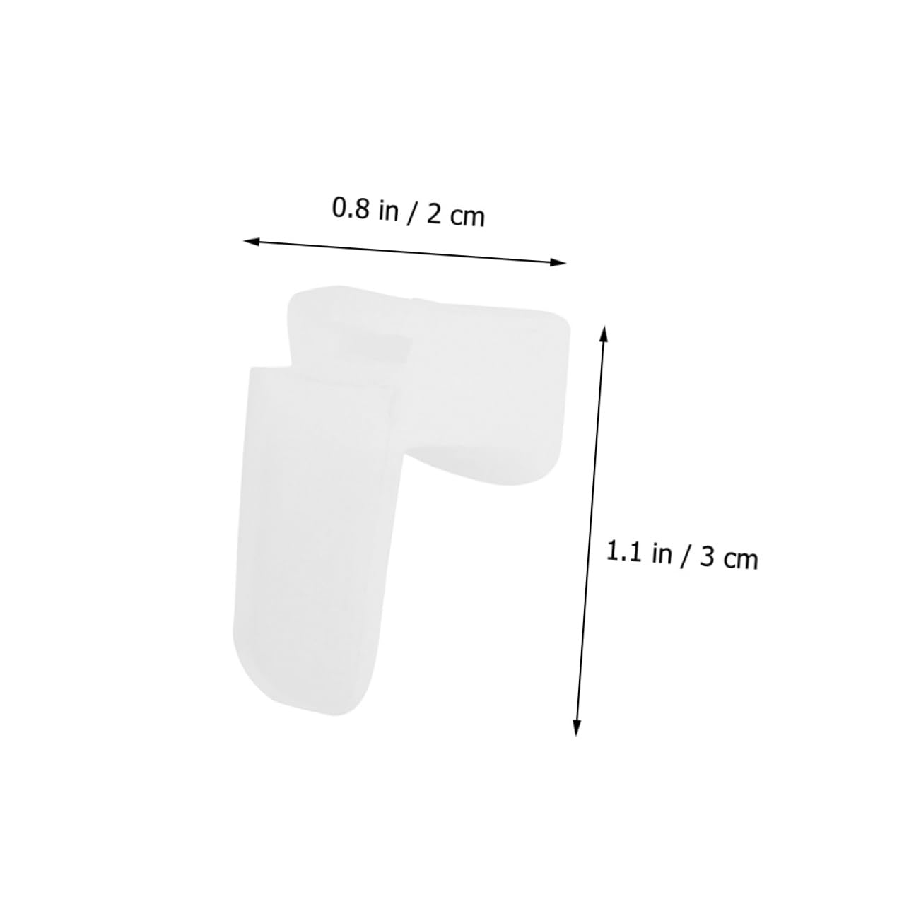 Garneck 4Pcs Silicone Clarinet Thumb Rests Comfortable Instrument Finger Support for Easy Playing Accessory for Clarinet Players