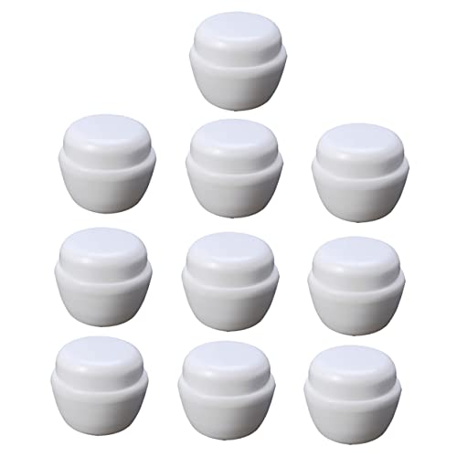 PATKAW 10 Piezas Caja De Embalaje Frascos De Almacenamiento Crema Facial Frascos Redondos De Crema Con Tapas Frascos De Cremas Vacíos Recipiente De Muestra De Cremas Recipiente De Loción
