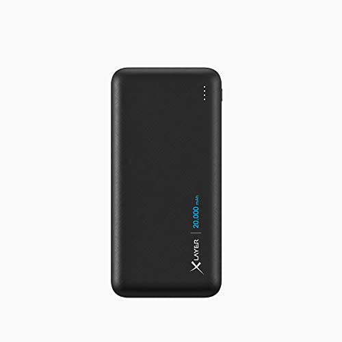 XLayer Powerbank Solid 20000mAh - Cargador Externo para iPhone, iPad, Samsung, Huawei, Xiaomi, AirPods, Carga rápida, Dispositivo portátil