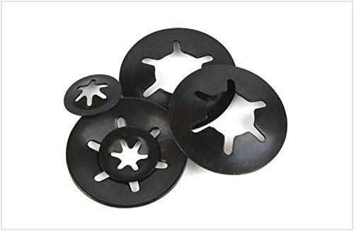 Generic 200PCS/LOT M12*26 Internal Tooth Conical Spring Washers Symbol Bearing Clamp Ring Star Washer - (Inner Diameter: M12x26)