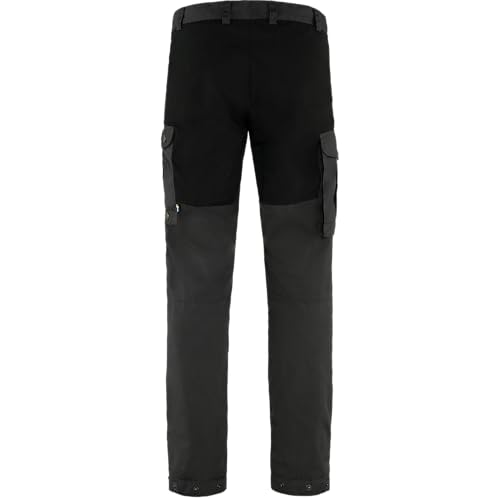 Image of Fjallraven Vidda Pro Men's Hiking Trousers (US, Wasit Inseam, 38, 34, Regular, Long, Dark Grey-Black)