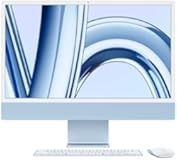 Apple 2023 iMac with Apple M3 chip 8-core CPU&comma; 24-inch&comma; 8GB RAM&comma; 512GB SSD Storage&comma; Blue &lpar;Renewed&rpar;