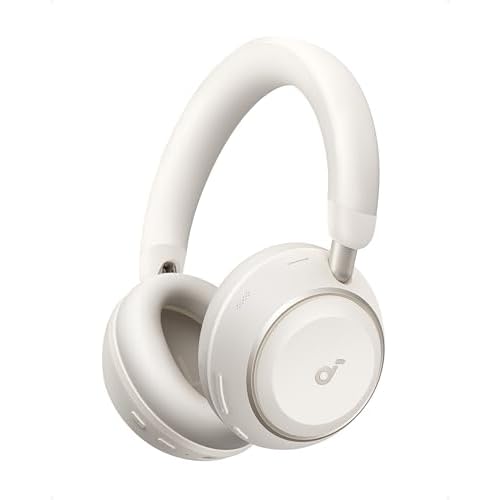 Soundcore Space 2 Auriculares con Cancelación Activa de Ruido de Anker, 50H Autonomía, Audio de Gran Resolución LDAC, Conexión Dual, Llamadas Nítidas, Bluetooth 6.1, Modo Siesta, Detección d