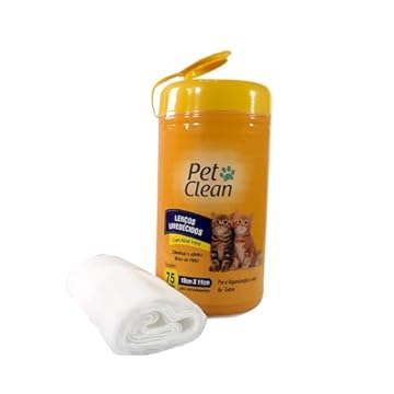 Lenço Umedecido Gatos, Pet Clean