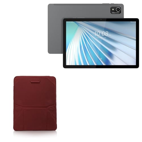 BoxWave Case Compatible with HTC A103 Plus - Velvet Pouch Stand, Velour Slip Sleeve Built-in Foldable Kickstand - Burgundy