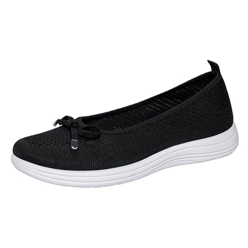 Baskets pour femme respirantes en maille unie avec bout ouvert