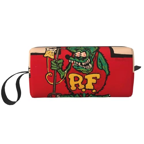 For ラットフィンク(9) 化粧ポーチ メイクボックス 化粧品収納 コスメポーチ 洗面用具 収納ケース トラベルバッグ バニティー 手提げ 便利 大容量 出張 旅行用 自宅用 キャラクター 6*9*20cm