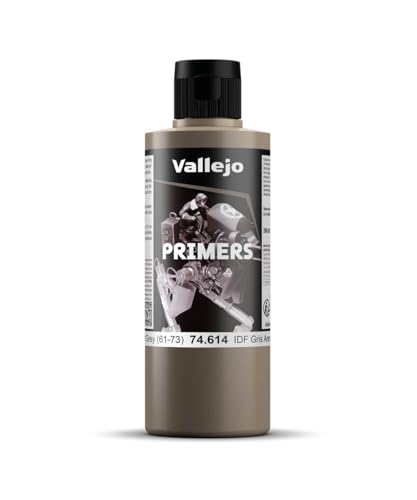 Vallejo- Surface Primer Poliuretanico, 200 Ml, Colore Grigio (Idf Israeli Sand Grey), (Confezione Da 1), Vj74614
