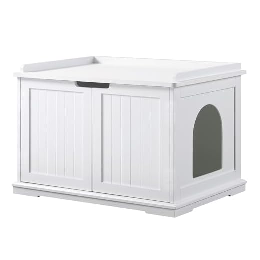 Unipaws Stylish Cat Litter Box Enclosure