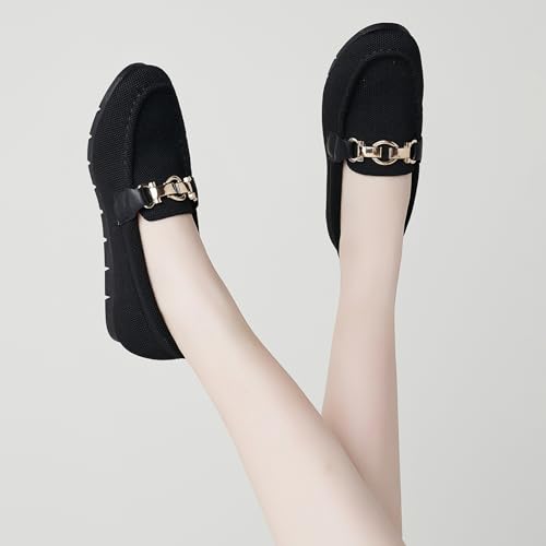Image of Cvistpieo Loafers for Women Business Casual Shoes Comfortable & Lightweight Penny Loafers Slip On Work Flats
