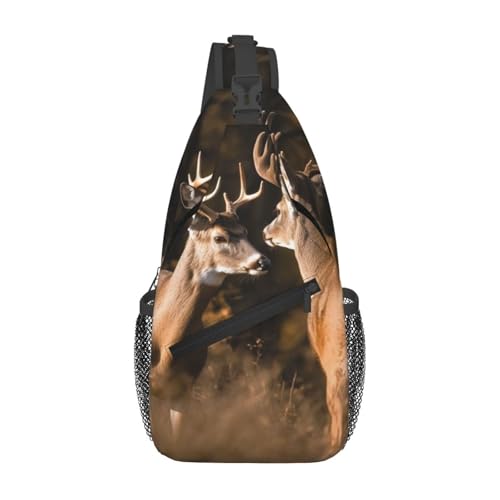 Bolso Cruzado para Hombre y Mujer Negro miniatura 1