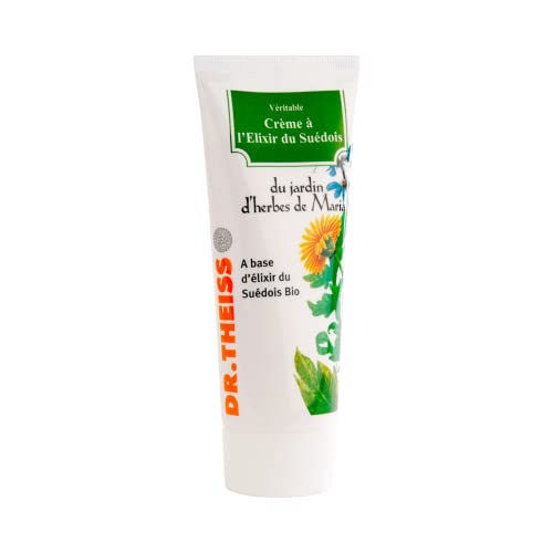 Dr. Theiss Crème à l’Élixir du Suédois | Tensions Musculaires et Courbatures | Recommandé en massage du dos, des jambes et des muscles sollicités, 100 ml Cover