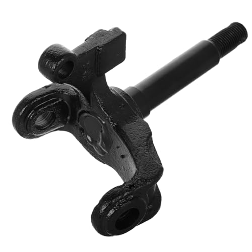 MAGICLULU Eje Del Muñón De Dirección Delantero Nudillo De Dirección Del Husillo Ejes De Rueda Delantera De Go Kart. Eje Delantero Del Eje Del Kart Planchar Black