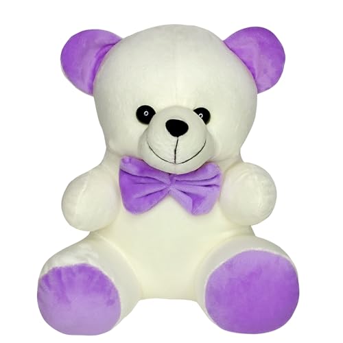 Image of Storescent Soft Toys for Kids - Stuffed Animal Plush Soft Toy for Boys & Girls | Plushie Toy Purple Teddy 30cm