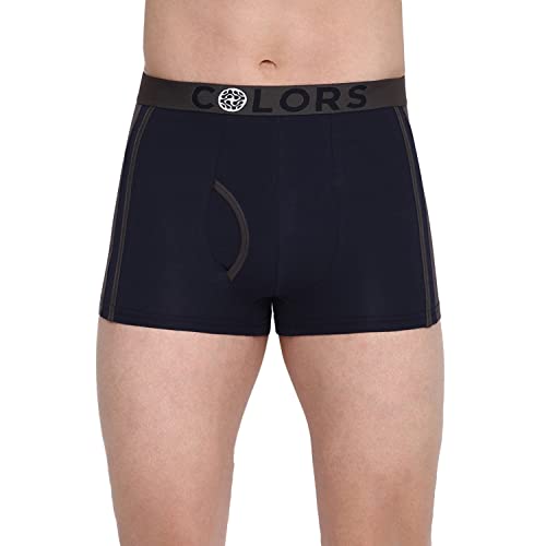 Image of RUPA FRONTLINE Colors Men's Front Open Athlefit Mini Trunks | Soft-Touch Cotton Stretch | Snug Fit | Breathable Fabric | Supporter Brief | Pack of 1
