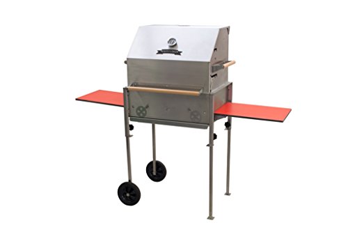 Professional Barbecue PG 600 Adventure Hendl Barbecue Stainless Steel Grill charcoal BBQ Grill, Steckerlfisch, Fire Pit