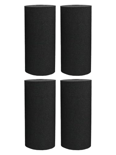Black Foam Rollers for Leg Extension Machine Pads, High Density Foot Rest for Replacement for Weight Gym Equipment, 22-30mm Tube, 4 Pack miniatura 6