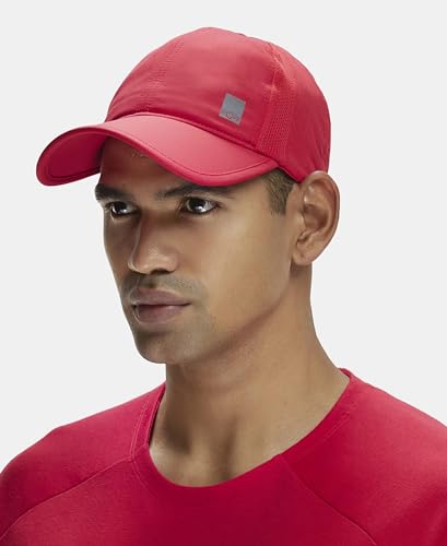 Image of Jockey CP21 Polyester Solid Active Wear Cap with Adjustable Back Closure and Stay Dry Technology