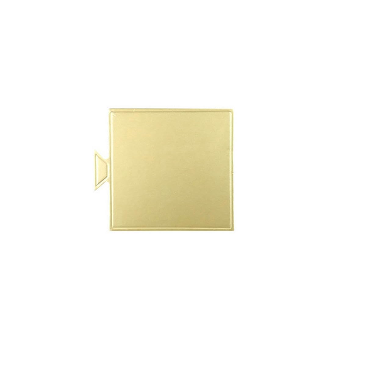 Cartoncino Dorato Tappetino per Mousse Nero 100 Pezzi/Set Torta in Cartone Base per Torta Dolci Espositori per Dessert Vassoio Strumenti Decorativi-Golden-Square-M