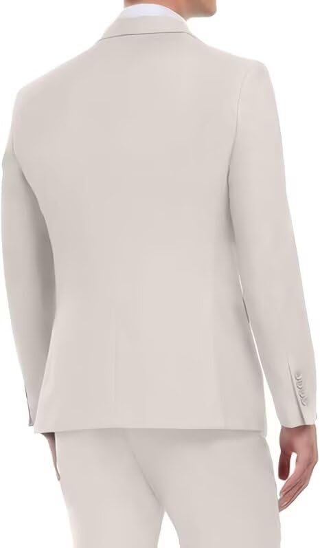 Double Breasted Suit Men Peak Lapel 3 Piece Suits Set Slim Fit Business Tuxedo Occasions Daily Life Suit2